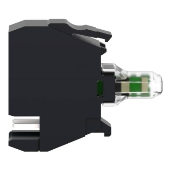 Light block, Harmony XB4, Harmony XB5, for head 22mm, universal LED, plug-in connector, 24V AC DC - Schneider Electric - ZBVB14