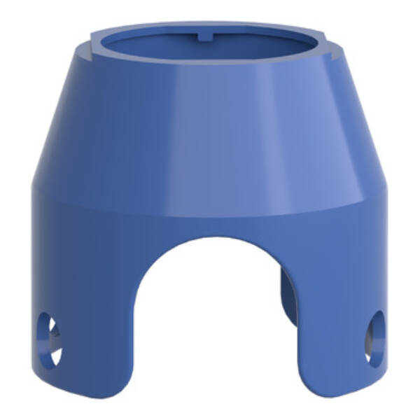 blue metal padlockable guard for Ø40 mushroom head - Schneider Electric - ZBZ1606