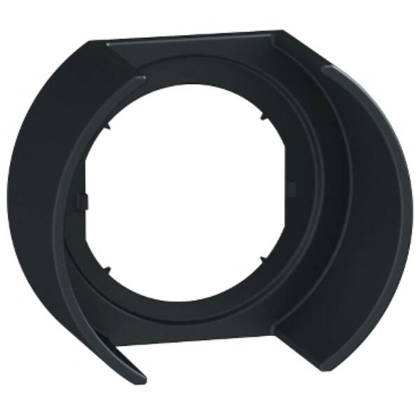 black plastic guard vertical mounting for harsh environment pushbutton - Schneider Electric - ZBZ1902