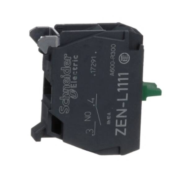 single contact block for head Ø22 1NO screw clamp terminal - Schneider Electric - ZENL1111