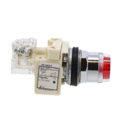 PUSH BUTTON 600VAC 10A 30MM T-K - Schneider Electric - 9001K1L38LRRH13