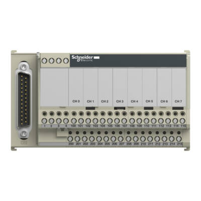 connection sub-base ABE7 - for passive distribution of 8 channels - Schneider Electric - ABE7CPA02