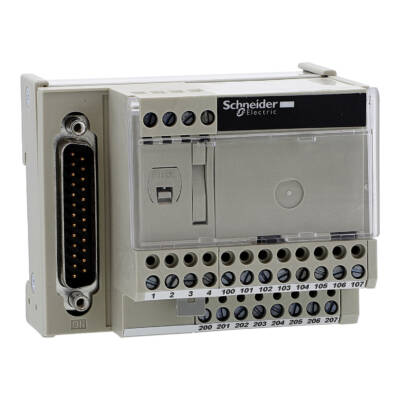 connection sub-base ABE7 - for distribution of 4 analog output channels - Schneider Electric - ABE7CPA21