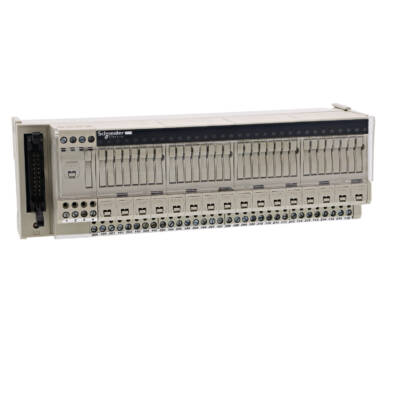 passive connection sub-base ABE7 - 16 outputs - fuses - Led - isolator - Schneider Electric - ABE7H16F43