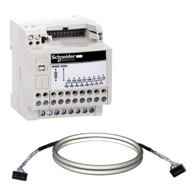 passive connection sub-base ABE7 - 16 inputs or outputs - Micro/Premium cable 1m - Schneider Electric - ABE7H20E100