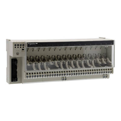 sub-base for plug-in relay ABE7 - 16 channels - relay 10 mm - Schneider Electric - ABE7P16T210