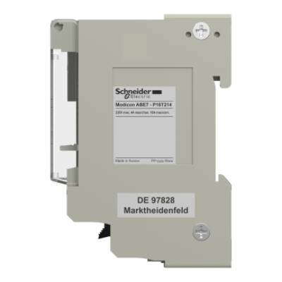 sub-base for plug-in relay ABE7 - 16 channels - fuses - relay 10 mm - Schneider Electric - ABE7P16T214
