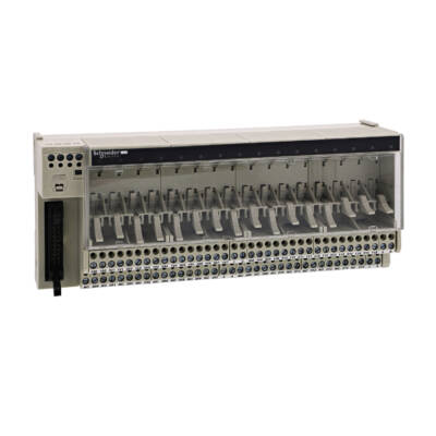 sub-base for plug-in relay ABE7 - 16 channels - relay 10 mm - Schneider Electric - ABE7P16T230