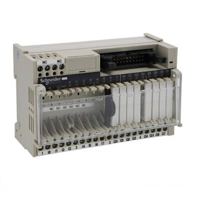 Sub-base with plug-in electromechanical relay ABE7, 16 channels, relay 5 mm - Schneider Electric - ABE7R16M111