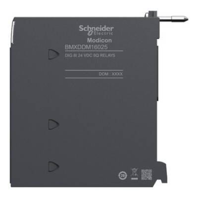 discrete I/O module X80 - 8 inputs - 24 V DC - 8 outputs - relay - Schneider Electric - BMXDDM16025