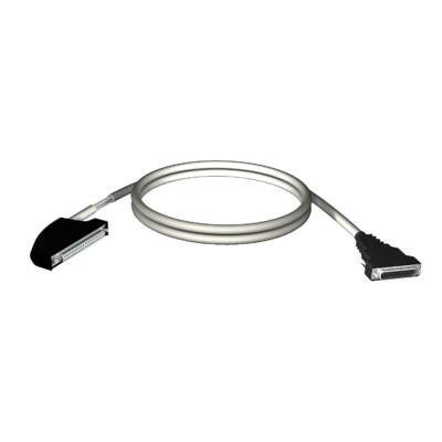 cord set - 40-way terminal - SUB-D25 connector - for X80 I/O - 3 m - Schneider Electric - BMXFCA302
