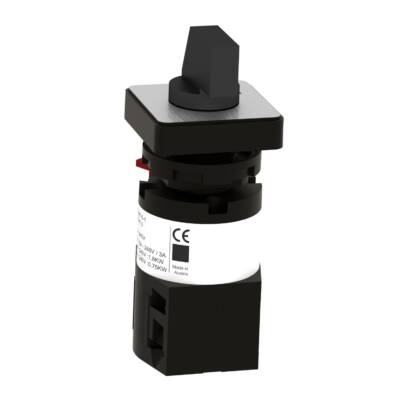 Harmony K1, K2, Cam switch, 2 poles, with off position, 60° switching angle, 10 A, for Ø 16 or 22 mm - Schneider Electric - K10B002ACH