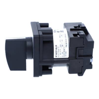 Harmony K1, K2, Cam ammeter switch, 3 circuits, 90°, 12 A, screw mounting - Schneider Electric - K1F003MLH