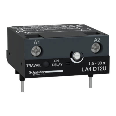 electronic timer module - type on delay - 1.5....30 s - 24....250 V DC/AC - Schneider Electric - LA4DT2U