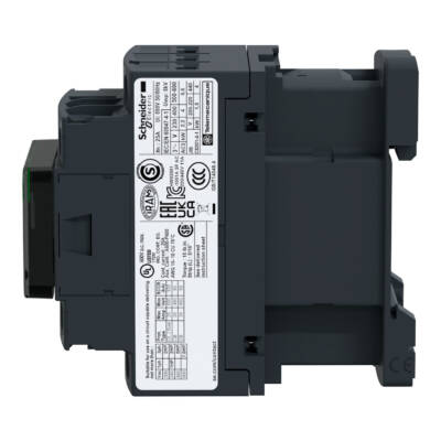 TeSys D contactor - 3P(3 NO) - AC-3 - <= 440 V 9 A - 120 V AC coil - Schneider Electric - LC1D09G7