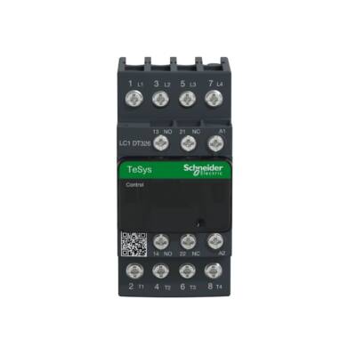 TeSys D contactor - 4P(4 NO) - AC-1 - <= 440 V 32 A - 24 V AC 50/60 Hz coil - Schneider Electric - LC1DT326B7