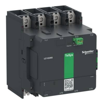 High power contactor, TeSys Giga, 4 pole (4NO), AC-1 <=440V 440A, standard version, 48…130V wide band AC/DC coil - Schneider Electric - LC1G3304EHEN