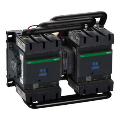 TeSys D reversing contactor - 3P(3 NO) - AC-3 - <= 440 V 150 A - 110 V AC coil - Schneider Electric - LC2D150F7