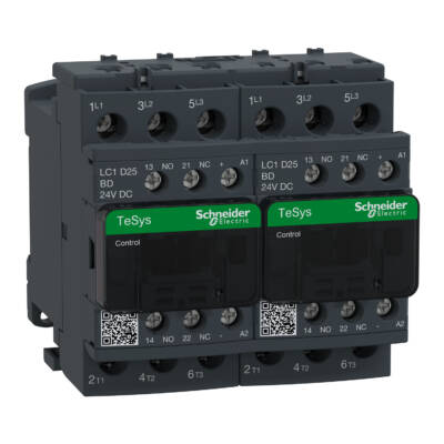 REVERSING CONTACTOR 575VAC 25A IEC - Schneider Electric - LC2D25BD