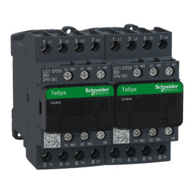 REVERSING CONTACTOR 575VAC 25A IEC - Schneider Electric - LC2DT25BD