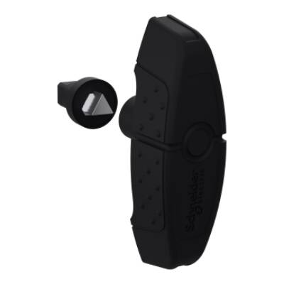 "Triangular lock insert 6,5 CNOMO for PanelSeT S3D enclosures." - Schneider Electric - NSYAEDLT6S3D