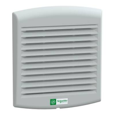 ClimaSys forced vent. IP54, 85m3/h, 230V, with outlet grille and filter G2 - Schneider Electric - NSYCVF85M230PF