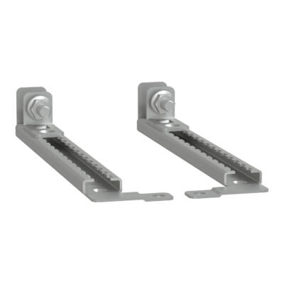 set of 4 step slides with brackets for adjustment of m.plate in PLM 75and 86 - Schneider Electric - NSYDPLM300