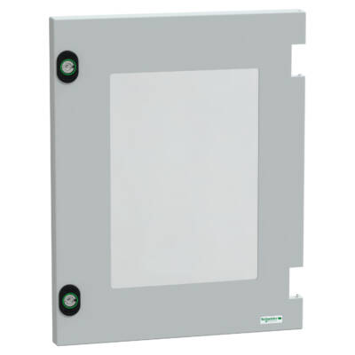 Glazed door for PLM43T wihtout locking - Schneider Electric - NSYDPLM43TG
