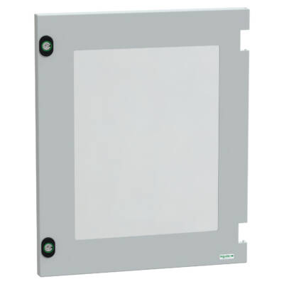 Glazed door for PLM54T wihtout locking - Schneider Electric - NSYDPLM54TG