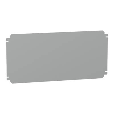Plain mounting plate H300xW600mm made of galvanised sheet steel - Schneider Electric - NSYMM36SB