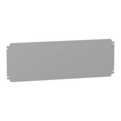 Plain mounting plate H300xW800mm made of galvanised sheet steel - Schneider Electric - NSYMM38SB
