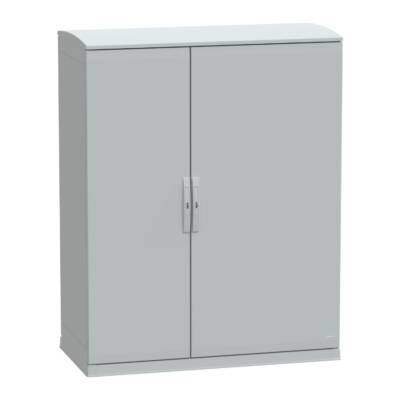 Thalassa PHD outdoor heavy duty - enclosure H1593 W1250 D620 IP55 plain door - Schneider Electric - NSYPHDZT15126P
