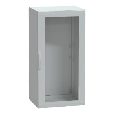 Floor standing encl. polyester vers.PLA compl.sealed 1500x750x620 IP65 glazed - Schneider Electric - NSYPLA1576TG