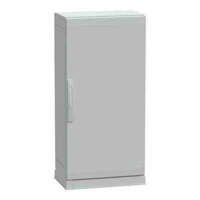 Floor standing encl.polyester vers.PLAZ w/plinth open bottom 1000x500x320 IP54 - Schneider Electric - NSYPLAZ1053G