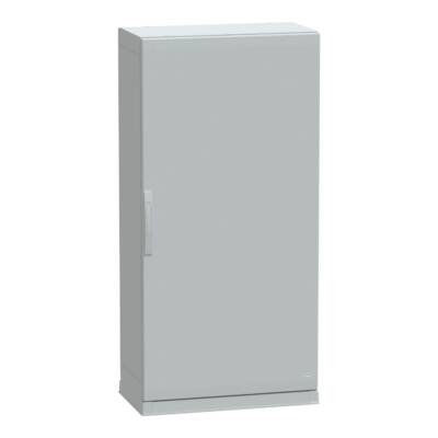 Floor standing encl.polyester vers.PLAZ w/plinth open bottom 1500x750x420 IP54 - Schneider Electric - NSYPLAZ1574G