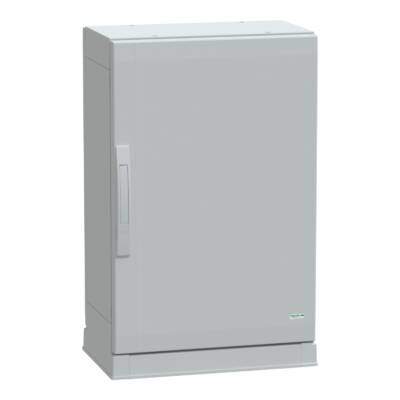 Floor standing encl.polyester vers.PLAZ w/plinth open bottom 750x500x320 IP54 - Schneider Electric - NSYPLAZ753G