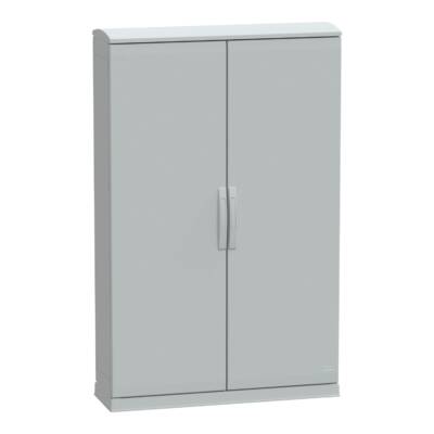 Floor standing encl.polyester vers.PLAZT w/open plinth+canopy 1500x1000x320 IP44 - Schneider Electric - NSYPLAZT15103G