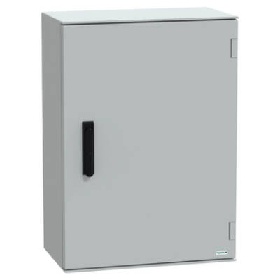 wall-mounting enclosure polyester monobloc IP66 H747xW536xD300mm 3points lock - Schneider Electric - NSYPLM75VG
