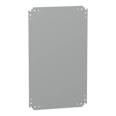 Metallic mounting plate for PLA enclosure H500xW750mm or H750xW500mm - Schneider Electric - NSYPMM75
