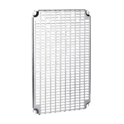 Telequick mounting plate for PLA enclosure H500xW500mm - Schneider Electric - NSYPMR55