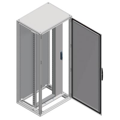 "PanelSeT SF/SM 19" swing rack - 1400x800 mm - 27 modules" - Schneider Electric - NSYRSW27
