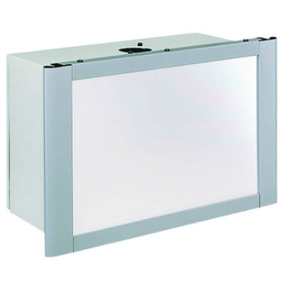 "HMI encl. PanelSet S3CM H400xW600xD250 IP54, IK10, RAL7035. Rear door." - Schneider Electric - NSYS3CM406025