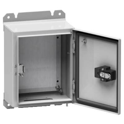 "PanelSeT S3D seismic plain door with mount.plate - H400xW300xD200 - IP65 - IK10" - Schneider Electric - NSYS3D6G4320P