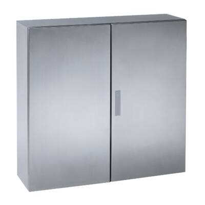 "PanelSet S3X stainless 304L, Scotch Brite® finish, H1000xW1000xD300 mm." - Schneider Electric - NSYS3X101030
