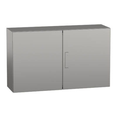 "PanelSet S3X - stainless steel 304L- Scotch Brite® finish - H600xW1000xD300 mm." - Schneider Electric - NSYS3X601030