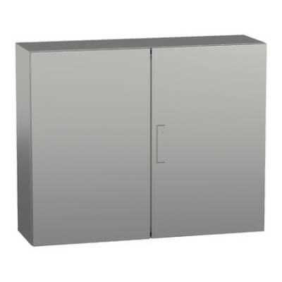 "PanelSet S3X - stainless steel 304L- Scotch Brite® finish - H800xW1000xD300 mm." - Schneider Electric - NSYS3X801030