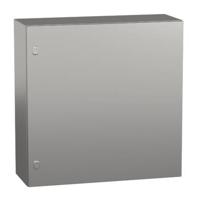 "PanelSet S3X stainless 304L, Scotch Brite® finish, H800xW800xD300 mm." - Schneider Electric - NSYS3X8830