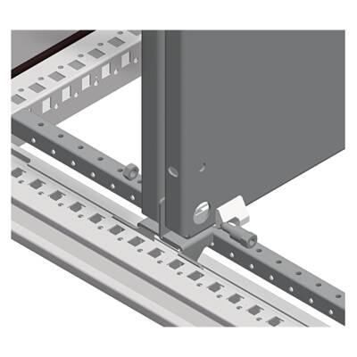 "Brackets for fixing mounting plates in back toback position, PanelSeT SFN, PanelSet SF, set of 4" - Schneider Electric - NSYSBTB