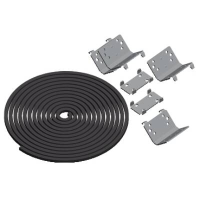 "Standard coupling kit, PanelSeT SFN, PanelSet SF, set of 4 brackets, 2 connectors, sealing gasket and fixing elements" - Schneider Electric - NSYSFBK