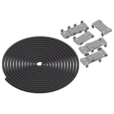 "Coupling kit for enclosures equipped with swinging 19" rack, PanelSeT SFN, PanelSet SF, Set of 1" - Schneider Electric - NSYSFBK19